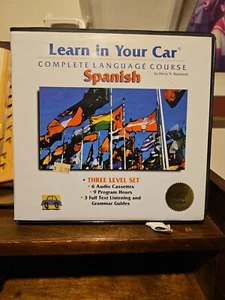 Learn In Your Car Spanish 3 Level Language Course Henry Raymond 6 Audio Cassette - Bild 1 von 8