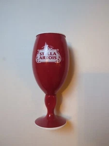 New Stella Artois Beer Plastic Chalice 12 Oz Cup  Cerveza Birra Mug Logo 8 In. - Picture 1 of 8