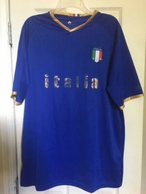 Italia Italy Azzurri Blue Soccer Jersey - One Size - Image 1 of 4