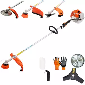 DECESPUGLIATORE A SCOPPIO 52CC TAGLIAERBA RASAERBA TAGLIABORDI PER GIARDINAGGIO - Foto 1 di 11