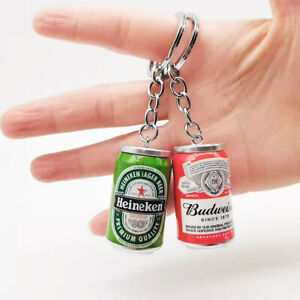 Bier Schlüsselanhänger Geschenk Heineken Carlsberg Budweiser Bierdosen