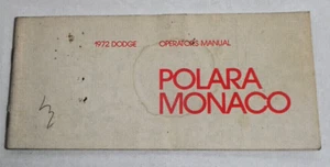1972 Dodge Polara Monaco owner's manual - Bild 1 von 1