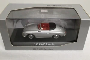 Minichamps Porsche 356 A 1600 Speedster argento silver 1:43 edizione concessionaria - Foto 1 di 1