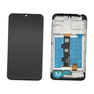 DISPLAY LCD TOUCH SCREEN CON FRAME PER MOTOROLA XT2097 MOTO E7 E7I POWER NERO - Imagen 1 de 6