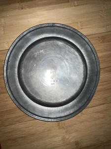 Vintage Pewter Plate marked on Back England 10” Set Of 2 - Picture 1 of 4