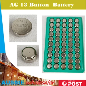 50pcs 1.5V AG13/LR44/LR1154/A76 Cell Battery Batteries Button - Picture 1 of 2
