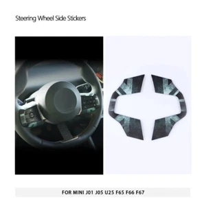 Steering Wheel Side Stickers For Mini U25 J01 J05 F65 F66 F67 24-25 Retro Jack - Picture 1 of 1