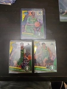 2014 Bowman University Chrome 1. Menge 3 Oregon Enten Mookie Cook Keame Evans - Bild 1 von 2