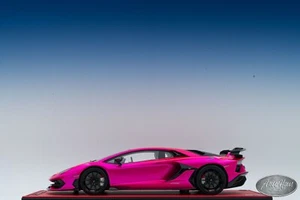 1/18 MR Collection Lamborghini Aventador SVJ Flash Pink 🤝ALSO OPEN FOR TRADE🤝 - Picture 1 of 5