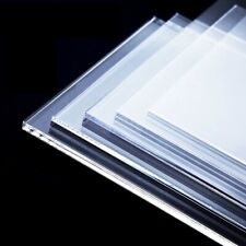 Perspex Clear Acrylic Board Plastic Sheet Transparent Clear Panel Cut To Size A4