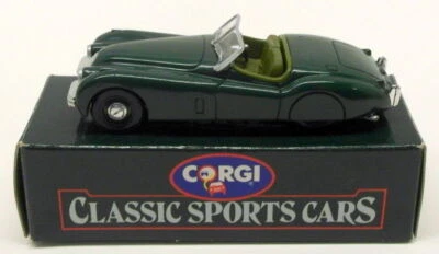 Corgi 1/43 Scale Diecast Model Car 4923 - Jaguar XK120 - Green - Image 1 of 3