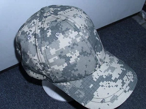 NUEVO Tactical 100% Algodón Ripstop Adj Operadores Gorra - ACU ARMY CAMUFLAJE DIGITAL - Imagen 1 de 1