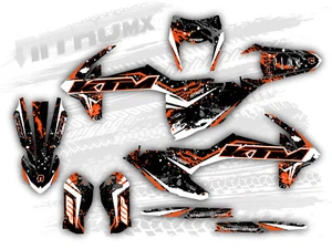 NitroMX Graphic Kit for KTM EXC EXC-F XC-W 125 250 350 450 500 2017 2018 2019 - Picture 1 of 1