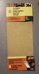 NEW 3M 9010NA 4.5-Inch by 11-Inch Power Sanding Sheets, Medium Grit, 5-pack - Picture 1 of 3