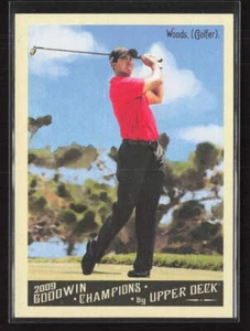 2009 Upper Deck Goodwin Champions #65a Tiger Woods Day (JT) - Picture 1 of 2