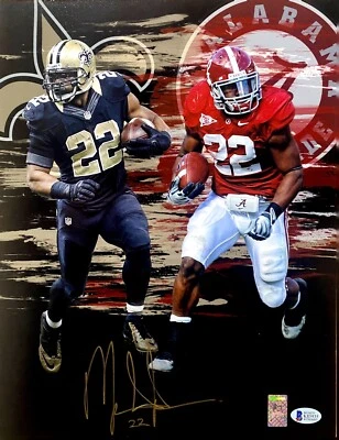 Mark Ingram Signed Autograph 11x14 Photo Picture New Orleans Saints Beckett COA  - Image 1 of 4