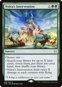 Nylea's Intervention 1x FOIL THB MTG Theros Beyond Death Rare MINT green - Picture 1 of 1
