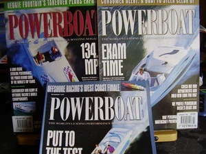 JOB LOT X 3 AMERICAN POWERBOAT SPEED BOAT MAGAZINES 1 X 1996 & 2 X 1997 - Picture 1 of 8