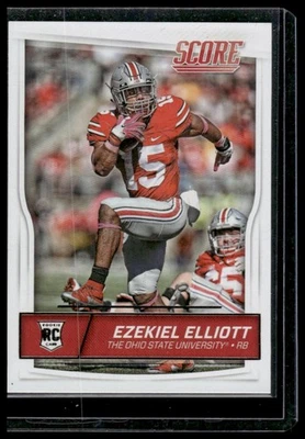 2016 Score #344 Ezekiel Elliott - Image 1 of 2