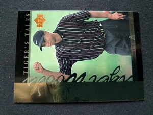 Tarjeta de golf Tiger's Tales 2001 Upper Deck # TT25 Tiger Woods RC (nm) - Imagen 1 de 3