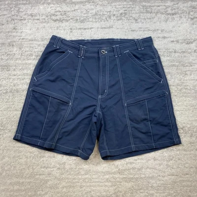 Pantalones Cortos de Carga ExOfficio para Hombres 38 Azul Ropa de Trabajo Senderista Nylon Preppy Aire Libre Para Hombres Foto 1 de 4