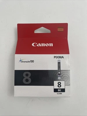 Genuine Canon CLI-8 Black Ink Cartridge CLI8 Black NEW Sealed - Image 1 of 2