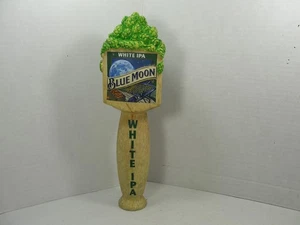 Manico per rubinetto birra Ipa Blue Moon bianco--Usato - Foto 1 di 4
