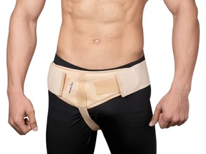 WC Groin Hernia Support for Men 1 Removable Compression Pads, adjustable strap - Picture 1 of 13
