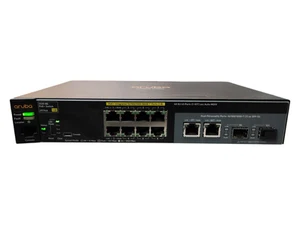 HP 2530-8G PoE+ J9774A | 8-Port Gigabit PoE+ Network Switch | Dual Uplinks - Picture 1 of 4