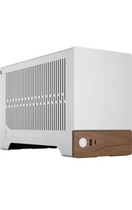 Fractal Design Terra Mini ITX PC-Gehäuse | Holz Nussbaum Frontplatte | Silber - Bild 1 von 8