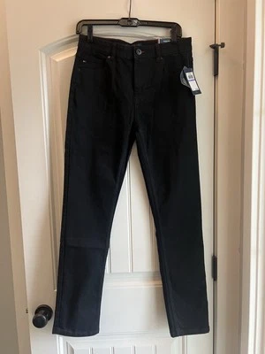 Tommy Hilfiger Boys Size 18 Black Denim Stretch Skinny Jeans NWT - Image 1 of 4