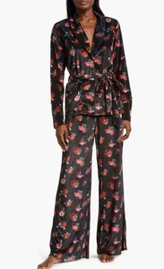 KILO BRAVA Women's MultiWrap Wide Leg Velvet Pajamas , XL - Picture 1 of 1