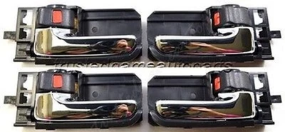 fits 2003 to 2008 Corolla Interior Door Handle Left Right Front Rear Chrome Foto 1 de 4