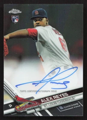 2017 Topps Chrome Alex Reyes Auto Rookie Autographs #RA-AR Card - Image 1 of 2