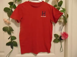 Boy's Red Tommy Hilfiger Shirt Size Large 16/18 - Picture 1 of 2