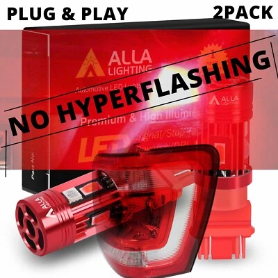 LED Red CANBus Rear Blinkers Brake Tail Light Bulbs for 2008-2012 Ford Escape - Image 1 of 4