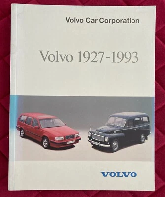 VOLVO 1927 - 1993 Libretto in lingua Iglese - Immagine 1 di 3