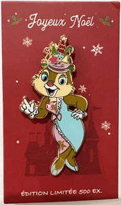 Clarice Christmas Holiday Joyeux Noel DLRP Paris Disney Pin L02 chip and dale - Picture 1 of 1