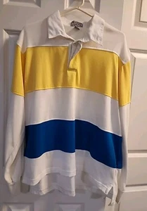 Westchester Classics Shirt Mens XL, Wh, Yellow, Blue. Long Sleeve - Picture 1 of 18