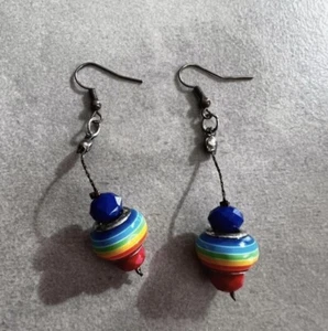 Orecchini pendenti arcobaleno Rainbow nuovi - Foto 1 di 4