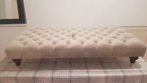 Handmade chesterfield Footstool - Picture 1 of 6