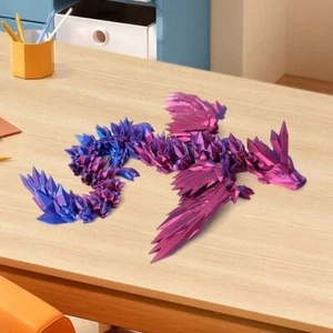 with Wings 3D Printed Dragon 3D Articulated Dragon Toys Landscaping Decoration - Picture 1 of 15
