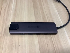 Lemorele PANDA Edition 9 in 1 USB C Multiport Adapter HDMI 4K *USED* - Picture 1 of 7