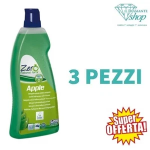 SUTTER Zero Natural Force Apple 1000ml Detergente Multiuso Profumato 3 Pezzi