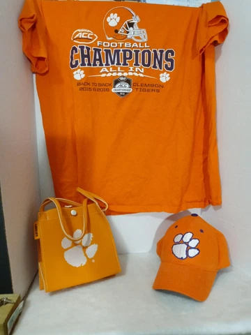 clemson tigers hat XL tee and bag Cover