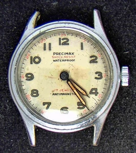 Precimax Helios Militar Men's Manual-Wind Vintage Swiss Watch -- Working - Picture 1 of 13