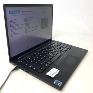 LENOVO THINKPAD X1 CARBON GEN 9 i7-1185G7 3.0GHz 16GB RAM NO HD NO OS - Picture 1 of 9