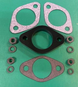 Land Rover Series 2a 3 2.25 Weber 34ICH Carb to Manifold Spacer & Gaskets 278162 - Picture 1 of 2