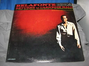 HARRY BELAFONTE - RETURNS TO CARNEGIE HALL - ODETTA - MAKEBA - LP Record[INV-51] - Foto 1 di 4