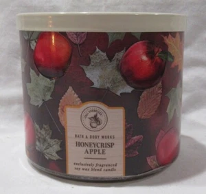 Bath & Body Works 3-wick Scented Candle HONEYCRISP APPLE - Picture 1 of 3
